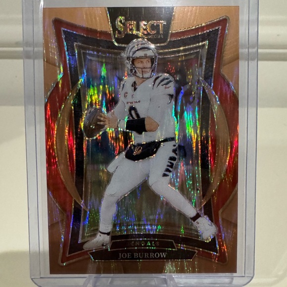 2024 Zebra Panini Joe Burrow Copper Shock Select card /299 - Picture 3 of 3